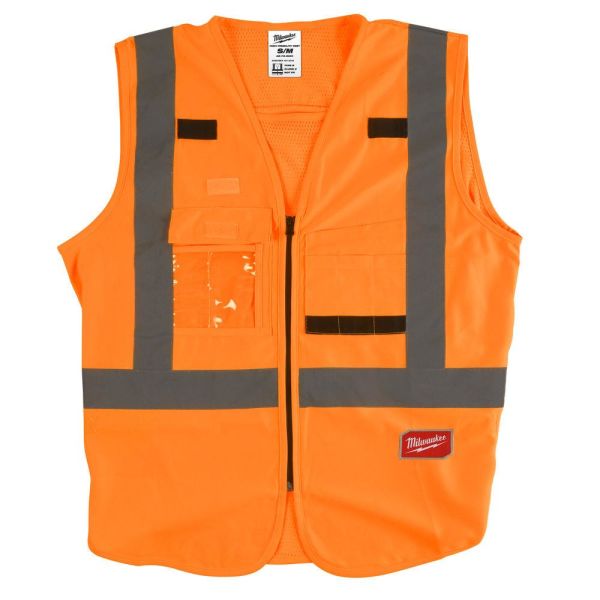 Sikkerhedsvest Milwaukee Hi Visible Bemærk, orange Hi-Vis, Orange S/M