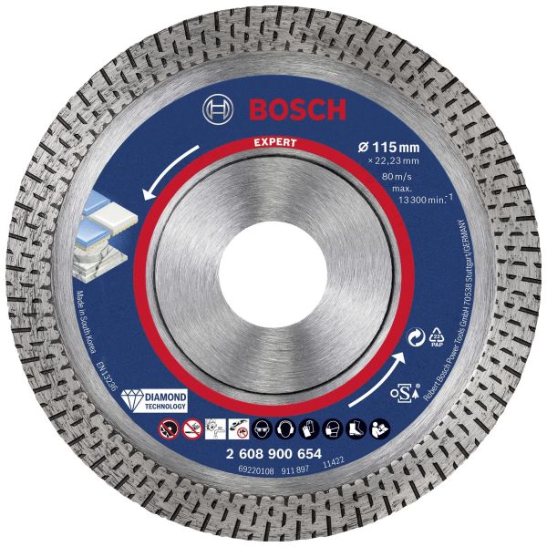 Diamantkapskiva Bosch Expert Hardceramic Ø 115 mm 
