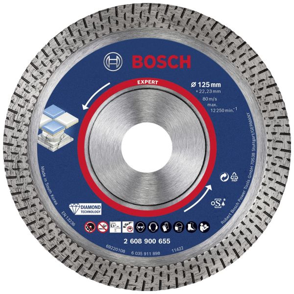 Diamantskæreskive Bosch Expert Hardceramic Ø 125 mm 