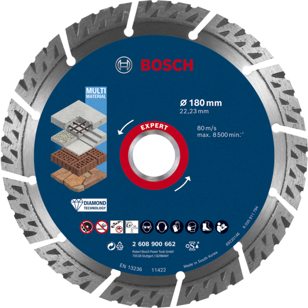 Timanttikatkaisulaikka Bosch Expert Multimaterial Ø 180 mm 