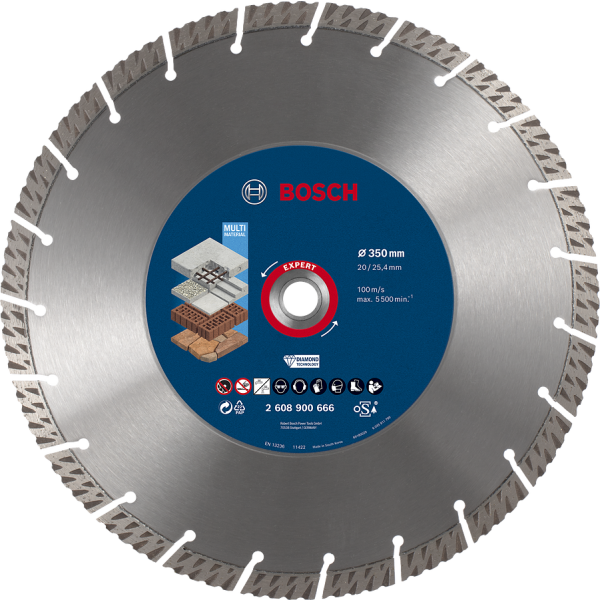 Diamantskæreskive Bosch Expert Multimaterial Ø 350 mm 