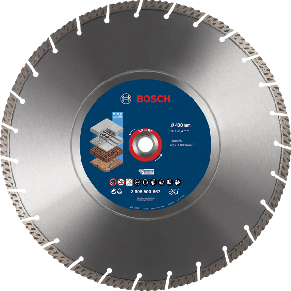 Diamantskæreskive Bosch Expert Multimaterial Ø 400 mm 