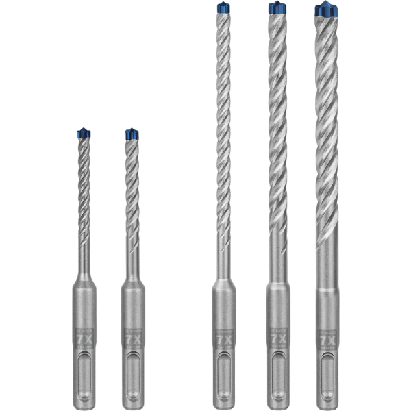 Hammerborsett Bosch Expert 7X 5 deler, 5-10 mm 