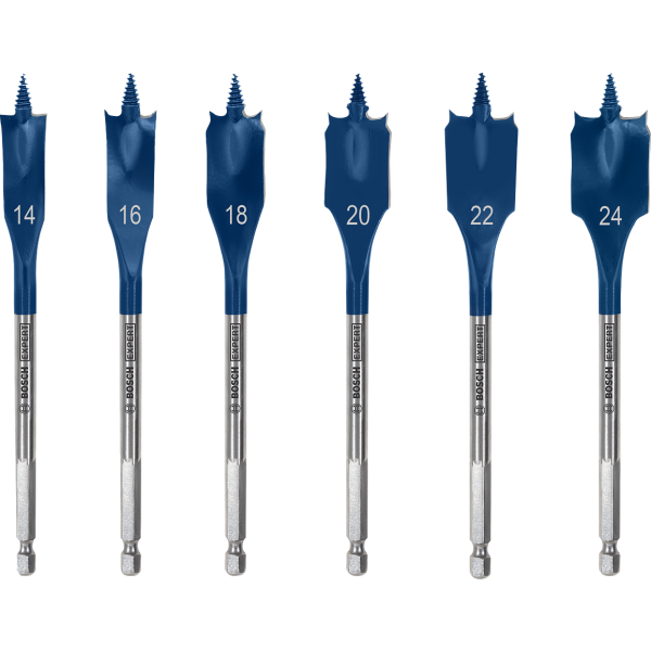 Centrumborrsats Bosch Expert Self Cut 152 mm, Ø14-24 mm, 6 delar 