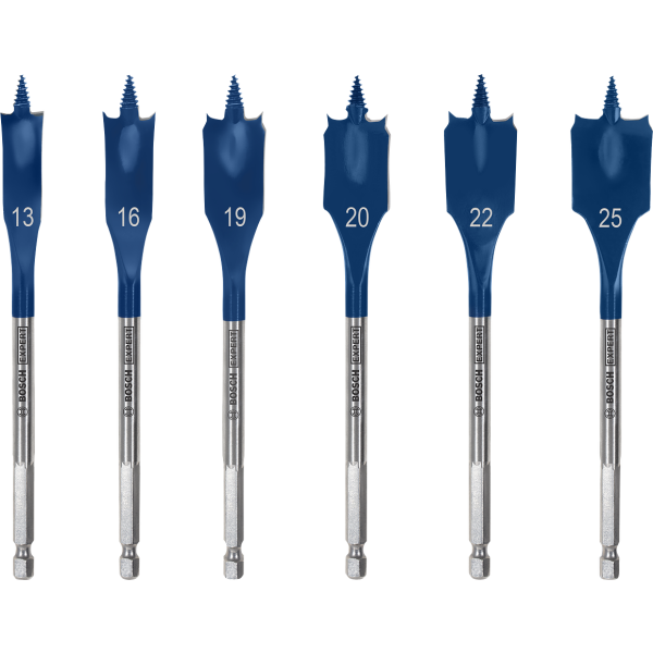 Centrumborrsats Bosch Expert Self Cut 152 mm, Ø13-25 mm, 6 delar 
