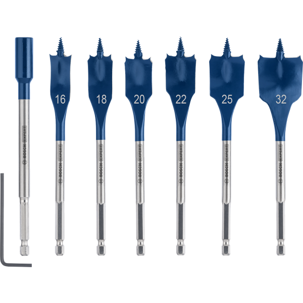 Sentrumborsett Bosch Expert Self Cut 152 mm, Ø16-32 mm, 7 deler 