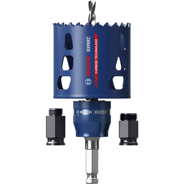 Hulsav Bosch Expert Tough Material med adapter og tilbehør 68 mm