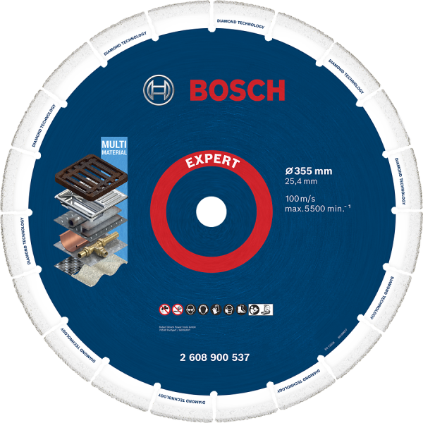 Timanttikatkaisulaikka Bosch Expert Diamond Metal Wheel  355 x 25,4 mm