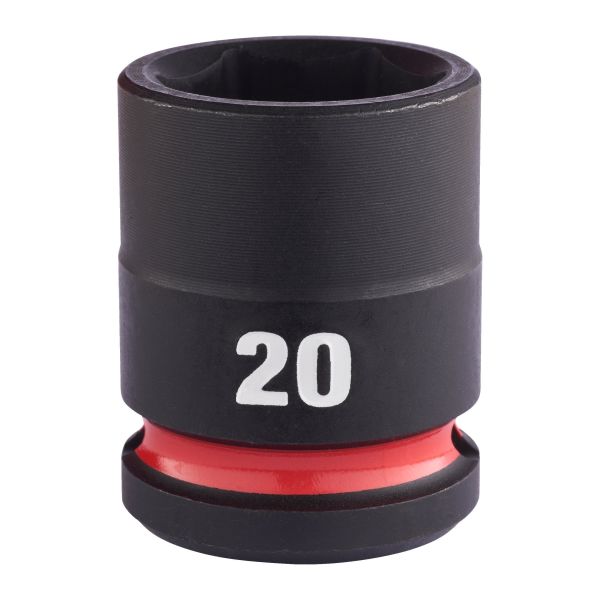Krafttoppe Milwaukee Shockwave Impact Duty 1/2" firkant 20 mm