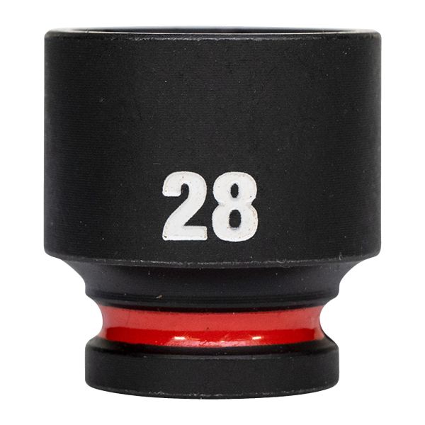 Krafttoppe Milwaukee Shockwave Impact Duty 1/2" firkant 28 mm
