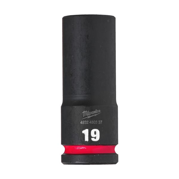 Krafttoppe Milwaukee Shockwave Impact Duty 1/2" kvadratisk dybde 19 mm