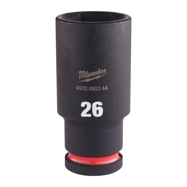 Krafthylsa Milwaukee Shockwave Impact Duty 1/2" fyrkant, djup 26 mm