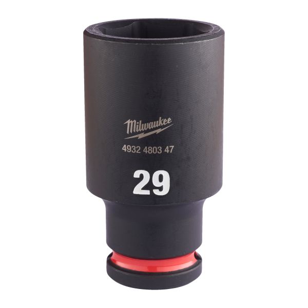 Krafttoppe Milwaukee Shockwave Impact Duty 1/2" kvadratisk dybde 29 mm