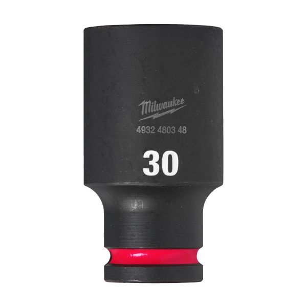 Krafttoppe Milwaukee Shockwave Impact Duty 1/2" kvadratisk dybde 30 mm