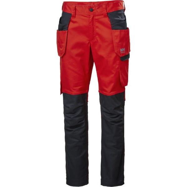 Työhousut Helly Hansen Workwear Manchester 77521_229 punainen/musta Punainen/Musta C44