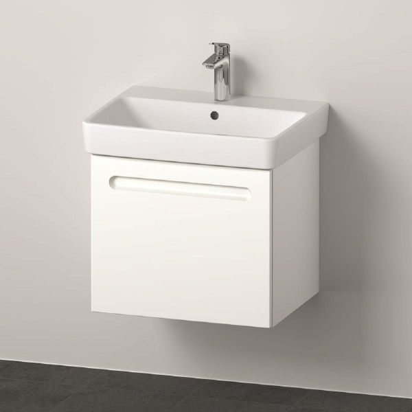 Møbelpakke Duravit No. 1 hvit matt, 600x450 mm, 1 skuff Uten innerskuff