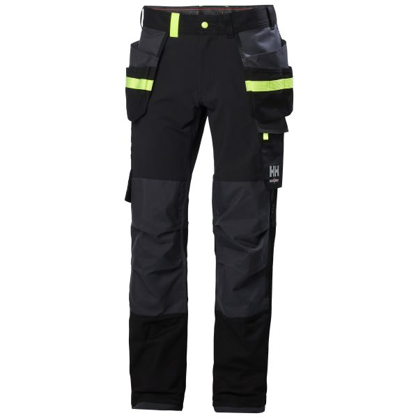 Håndværkerbukser Helly Hansen Workwear Oxford 77405_999 grå/sort Sort/Grå Størrelse C48