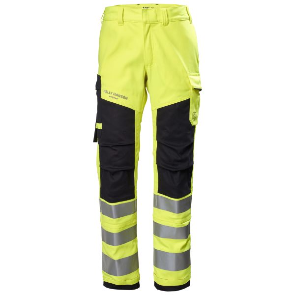 Håndværkerbukser Helly Hansen Workwear Fyre sort/Hi-Vis gul Størrelse C44