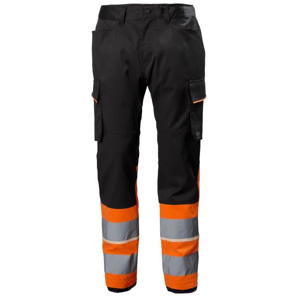 Työhousut Helly Hansen Workwear UC-ME 77515_269 huomioväri, musta/oranssi Huomioväri, musta/oranssi C146