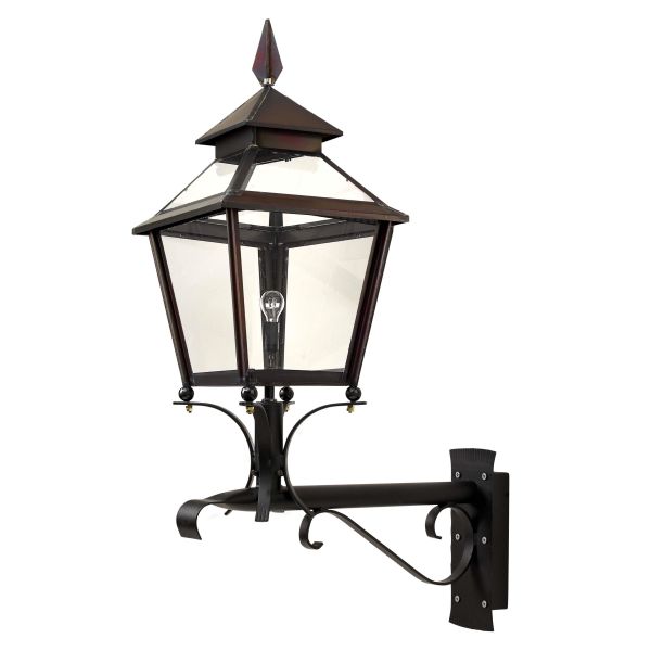 Væglampe Westal Eriksberg kobber, katedralglas, 940 x 306 mm 