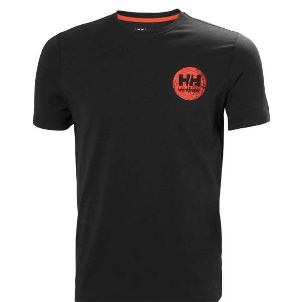 T-shirt Helly Hansen Workwear GRAPHIC svart 2XL
