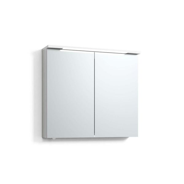 Spegelskåp Svedbergs Skuru vit, med LED-belysning 