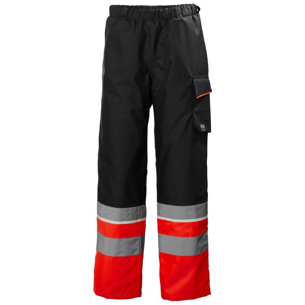 Talvihousut Helly Hansen Workwear UC-ME 71455_169 huomioväri, musta/punainen Huomioväri, musta/punainen XXL