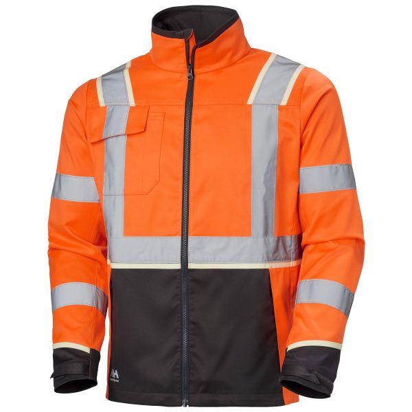 Takki Helly Hansen Workwear UC-ME 77215_269 huomioväri, oranssi/musta Huomioväri, Oranssi/Musta XXL