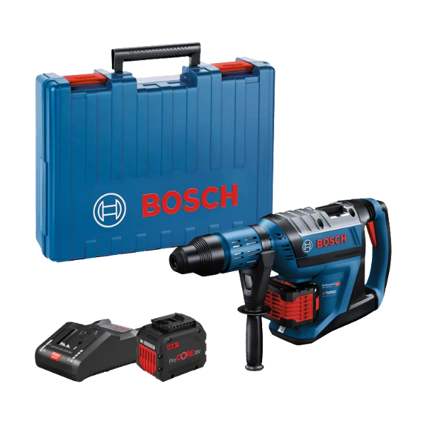Borehammer Bosch GBH 18V-45 C med batteri og oplader 