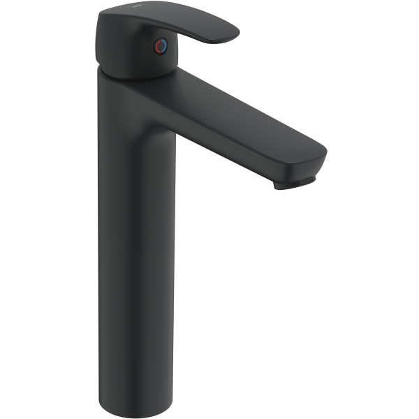 Håndvaskarmatur Oras Safira høj model, mat sort 