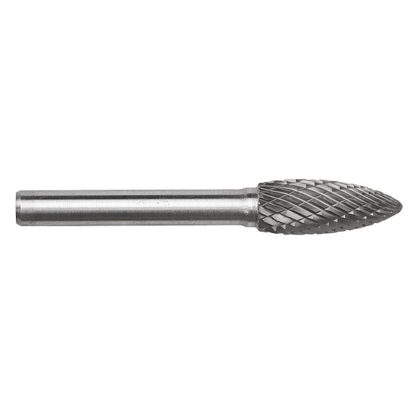 Hårdmetalfil PELA 76950 roterende, flammeformet 10 mm
