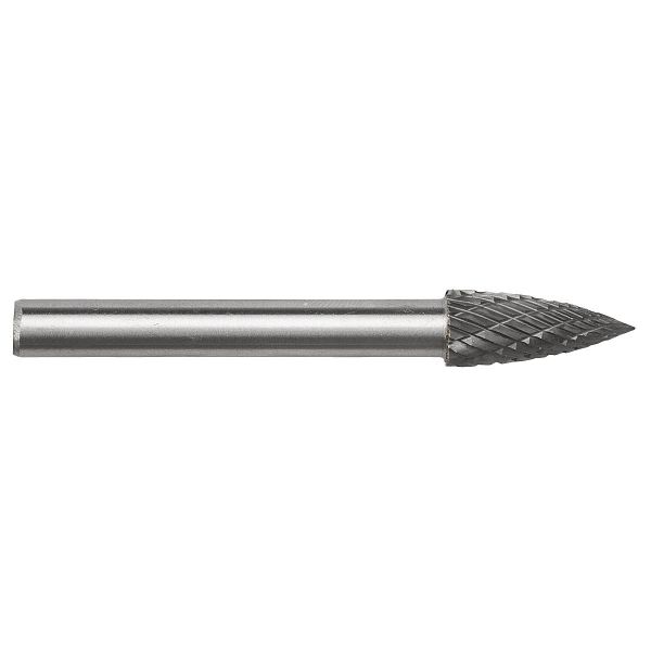 Kovametalliviila PELA 76941 pyörivä, terävä kaari 8 mm