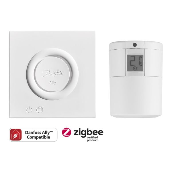 Aloituspakkaus Danfoss Ally Starter Pack Zigbee 5-35 °C 