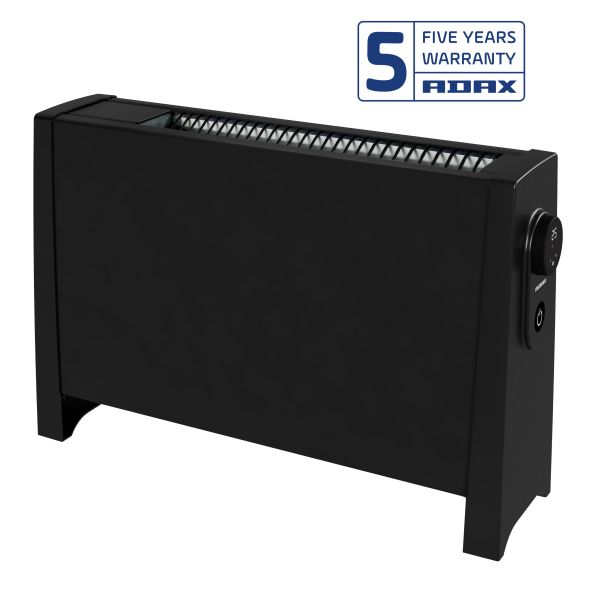 Golvelement Adax Vilje VG11DTF 2000W, 230V Svart