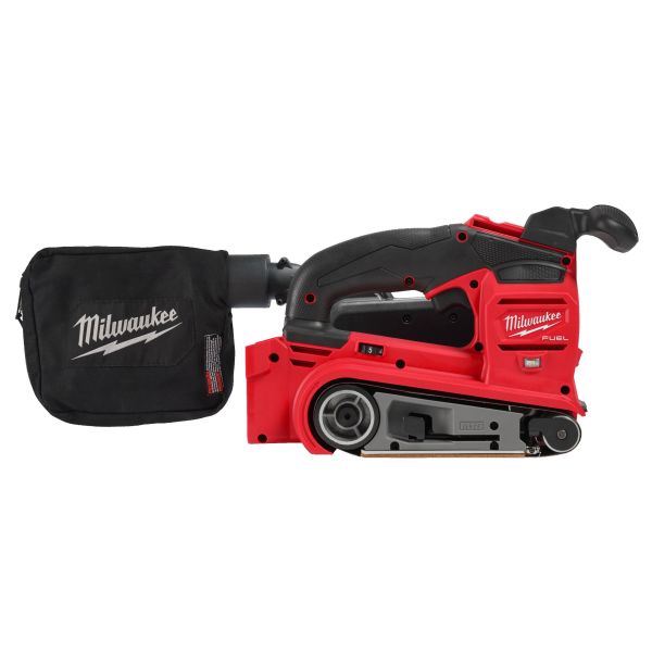 Båndsliber Milwaukee M18 FBTS75-0 uden batteri og oplader 