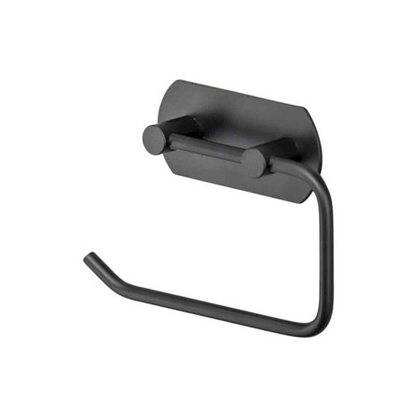 Toalettpapirholder Design4Bath Profile Line matt svart, borefri 