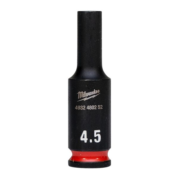 Kraftpipe Milwaukee 4932480252 1/4", SHOCKWAVE, dybde 4,5 mm