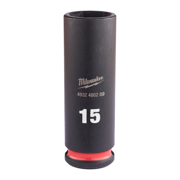 Kraftpipe Milwaukee 4932480289 3/8", SHOCKWAVE, dybde 15 mm