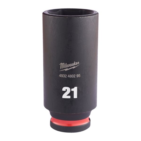 Kraftpipe Milwaukee 4932480295 3/8", SHOCKWAVE, dybde 21 mm