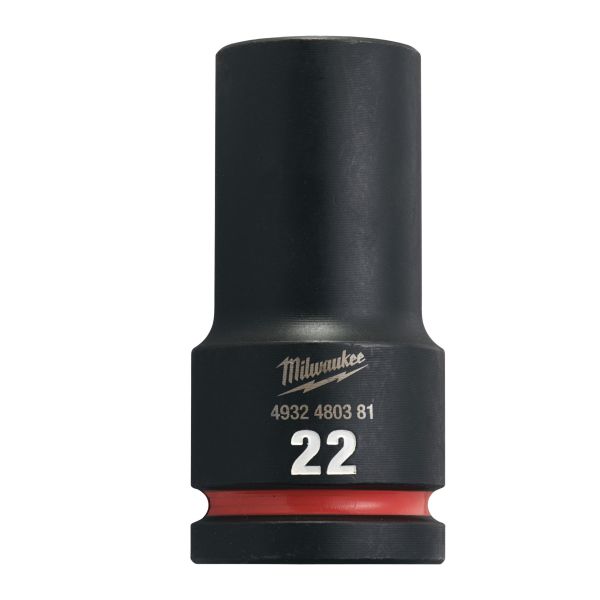 SHOCKWAVE™-hylsy Milwaukee 4932480381 3/4" neliö, pitkä 22 mm