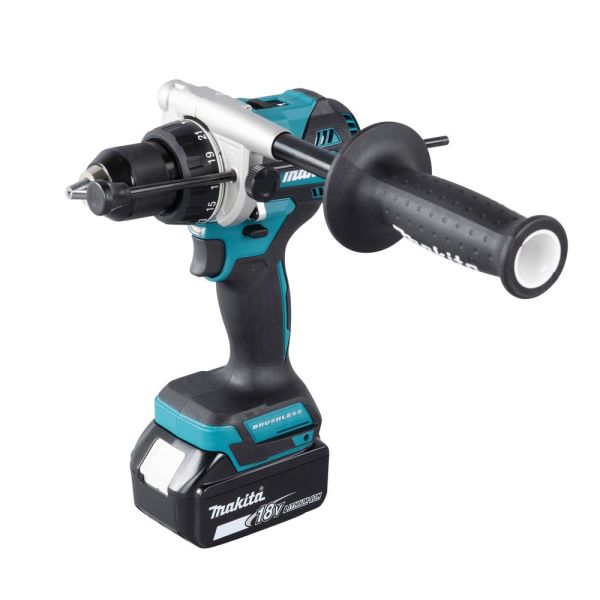 Slagboremaskine Makita DHP486RTJ med batteri og oplader 