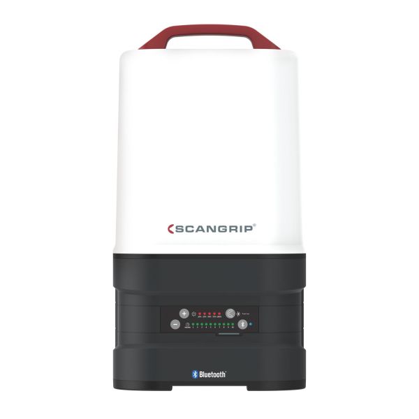 Arbejdslampe SCANGRIP AREA 10 SPS med Bluetooth, med batteri og oplader 