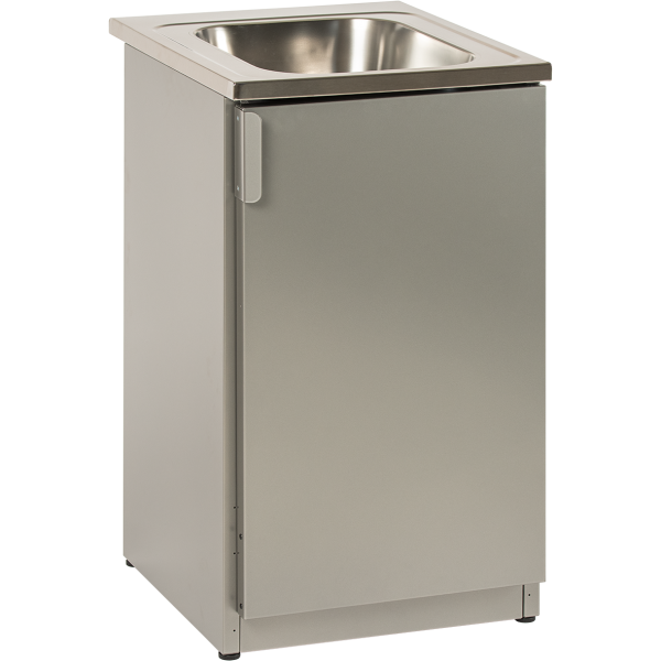 Vaskebænk Nimo TB 500 T titan, højre 