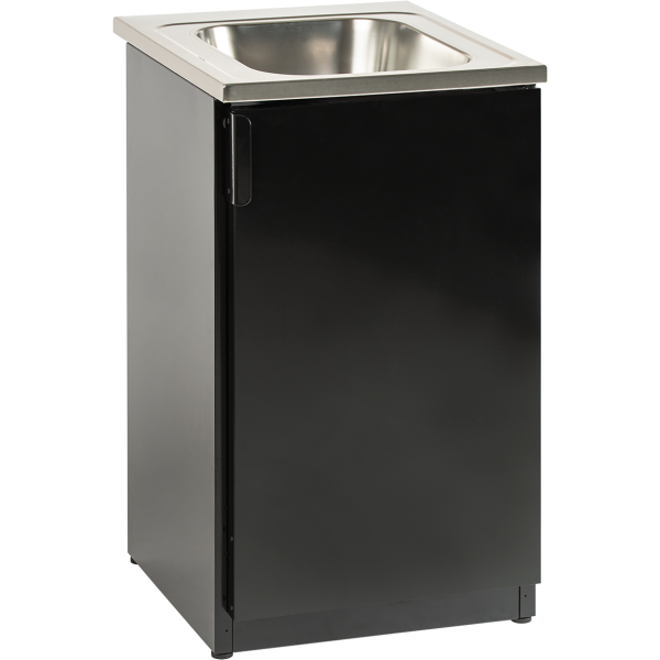 Vaskebænk Nimo TB 500 T sort, højre 