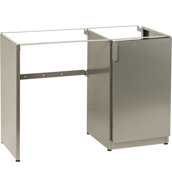 Vaskebænk Nimo TB 1200 HTUT titan, højre 