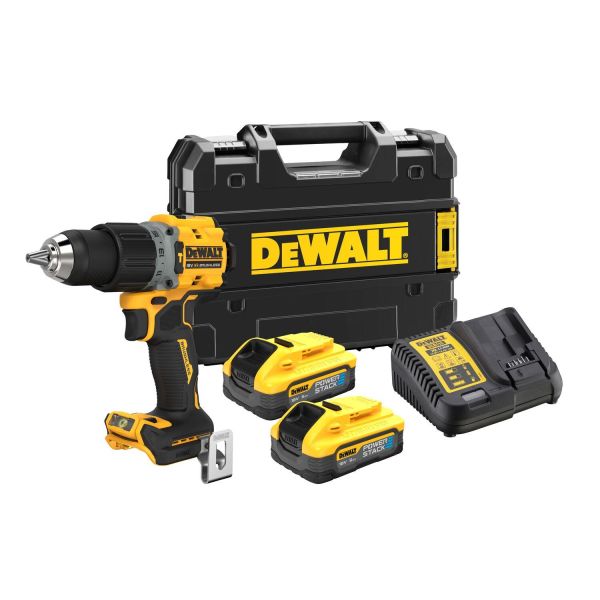 Borestativ Dewalt DCD805H2T-QW med batteri og oplader 