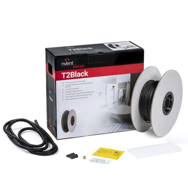 Gulvvarmekabel RAYCHEM R-BK-B for tynne lag, 12 W/m 35,5 m, 435 W