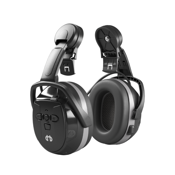 Hörselskydd Hellberg Xstream med Bluetooth och hjälmfäste 