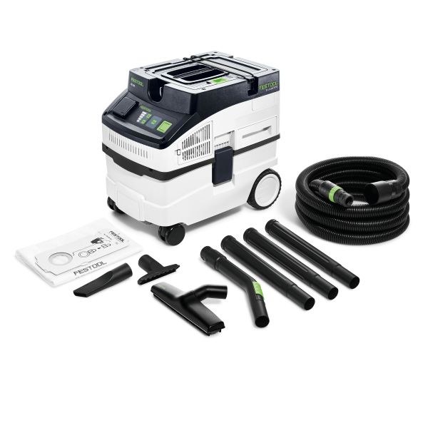 Grovstøvsuger Festool CT 15 E-Set CLEANTEC 1200 W 