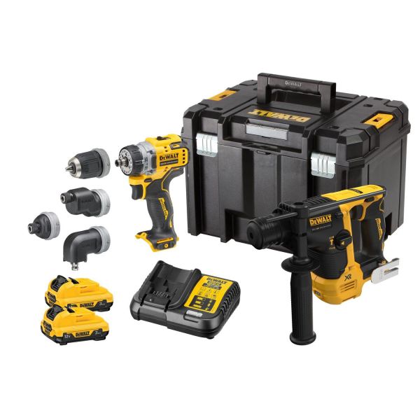 Akkukonesarja Dewalt DCK2101L2T-QW  